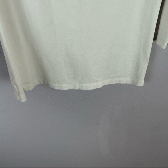 Lilly Pulitzer White Blouse with Three-Quarter Sleeves Size Small - Picture 6 of 10